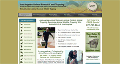 Desktop Screenshot of losangelesanimalremoval.com